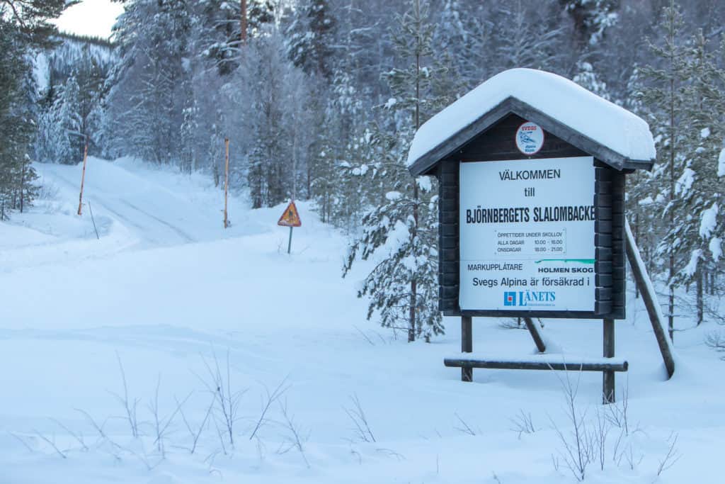 I onsdags kunde Svegs alpina skidgymnasium dra igång sina pass i hemmabacken, Björnberget. Foto: Morgan Grip