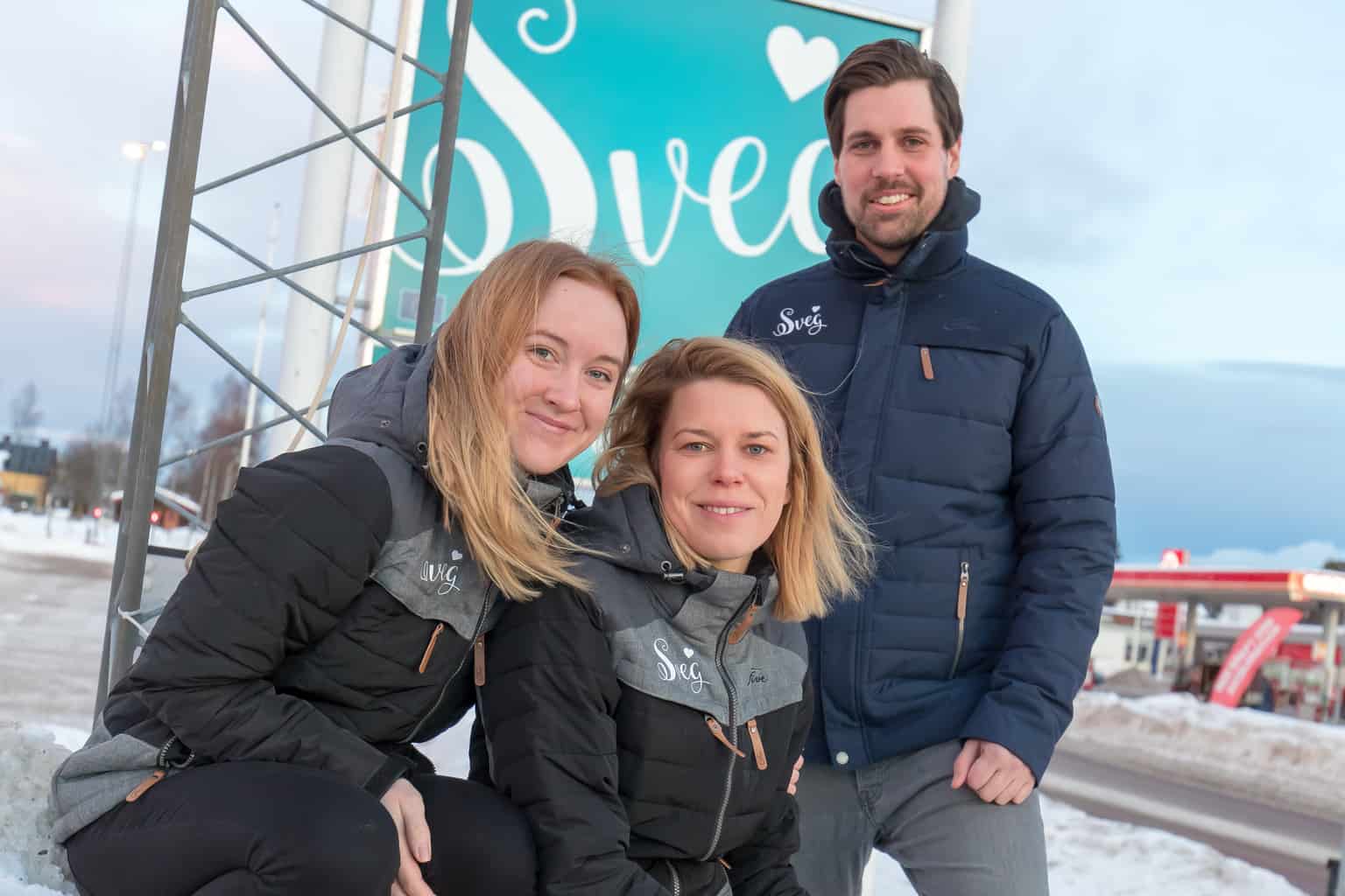 Nathalie Liljedahl, Kajsa Malm och Niklas Ohlsson är redo att dra igång ytterligare ett år med sikte på att utveckla och stärka områdets attraktionskraft. Foto: Morgan Grip