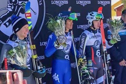 Anton Rösnäs tog Sveriges första medalj i Longines Future Ski Champions. Foto: Privat