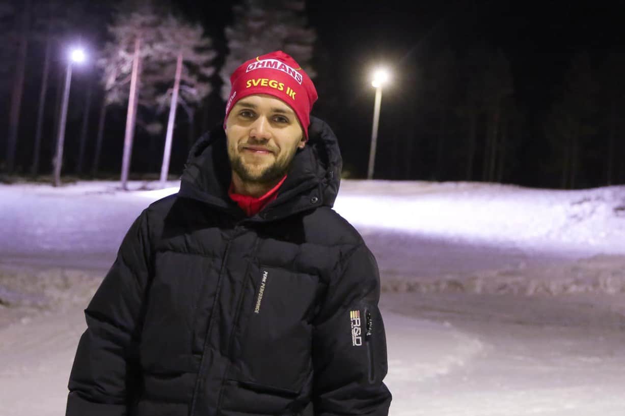 Mattias Widmark, Svegs IK skidor. Foto: Morgan Grip