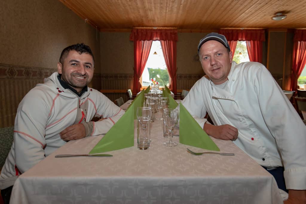Zidou Kichi och Daniel Hagelberg är sedan den 1 september nya krögare på Restaurang Mysoxen. Foto: Morgan Grip