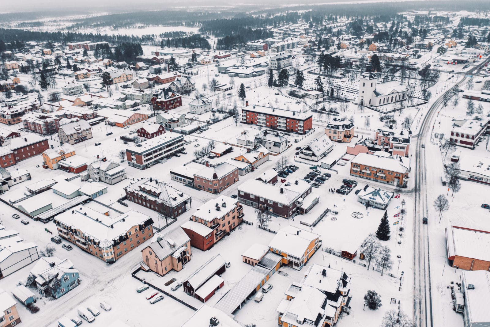 Vinter i Sveg i Härjedalen. Foto: Morgan Grip
