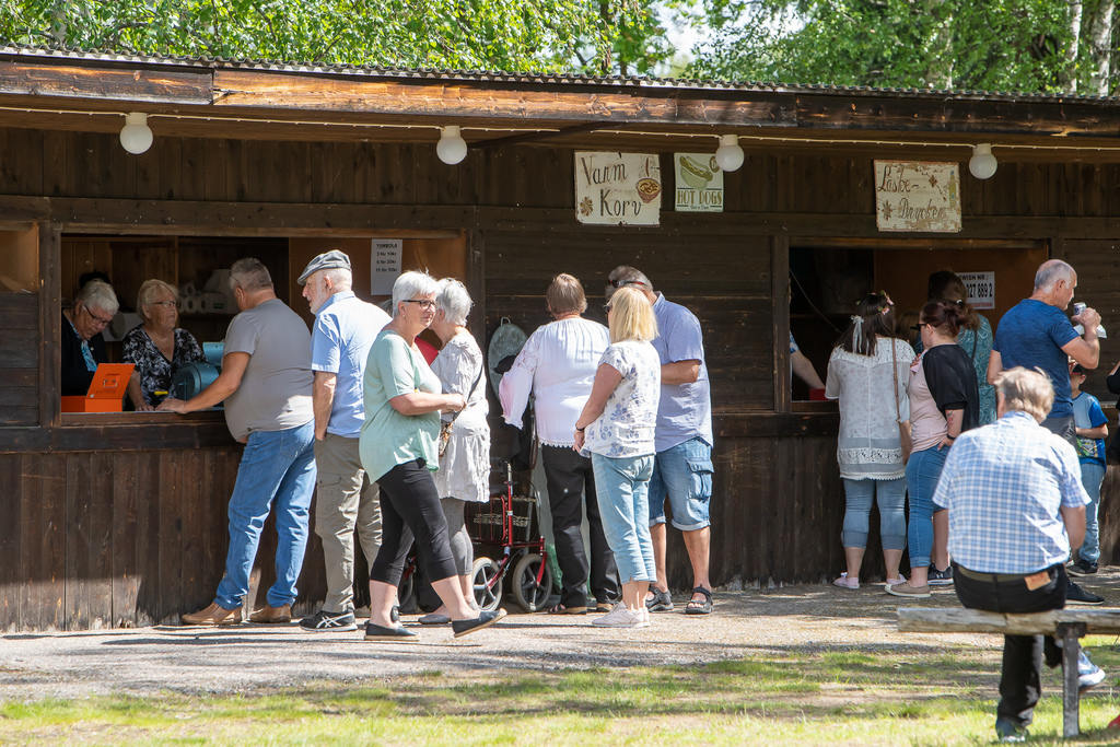 Midsommarfirande på Gammelgården i Sveg 2019. Foto: Morgan Grip