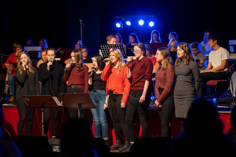 Kulturskolans julkosert i Sveg 2019. Foto: Morgan Grip
