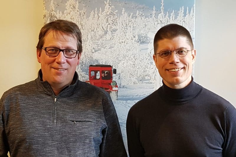 Kommunalrådet Anders Häggkvist (C) och vice kommunalråd Lars-Gunnar Nordlander (S). Foto: Härjedalens kommun