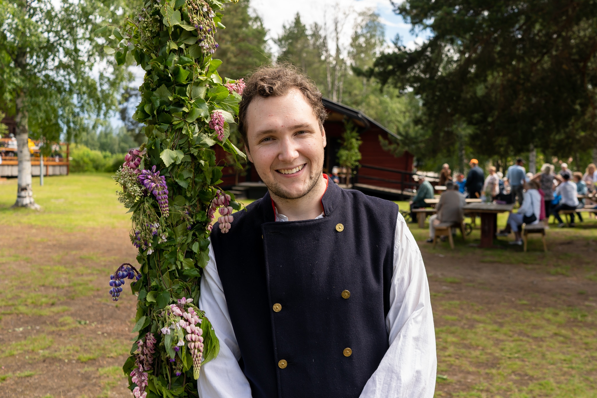 Jeffrey Peplowski, ordförande i Svegs hembygdsförening. Foto: Morgan Grip