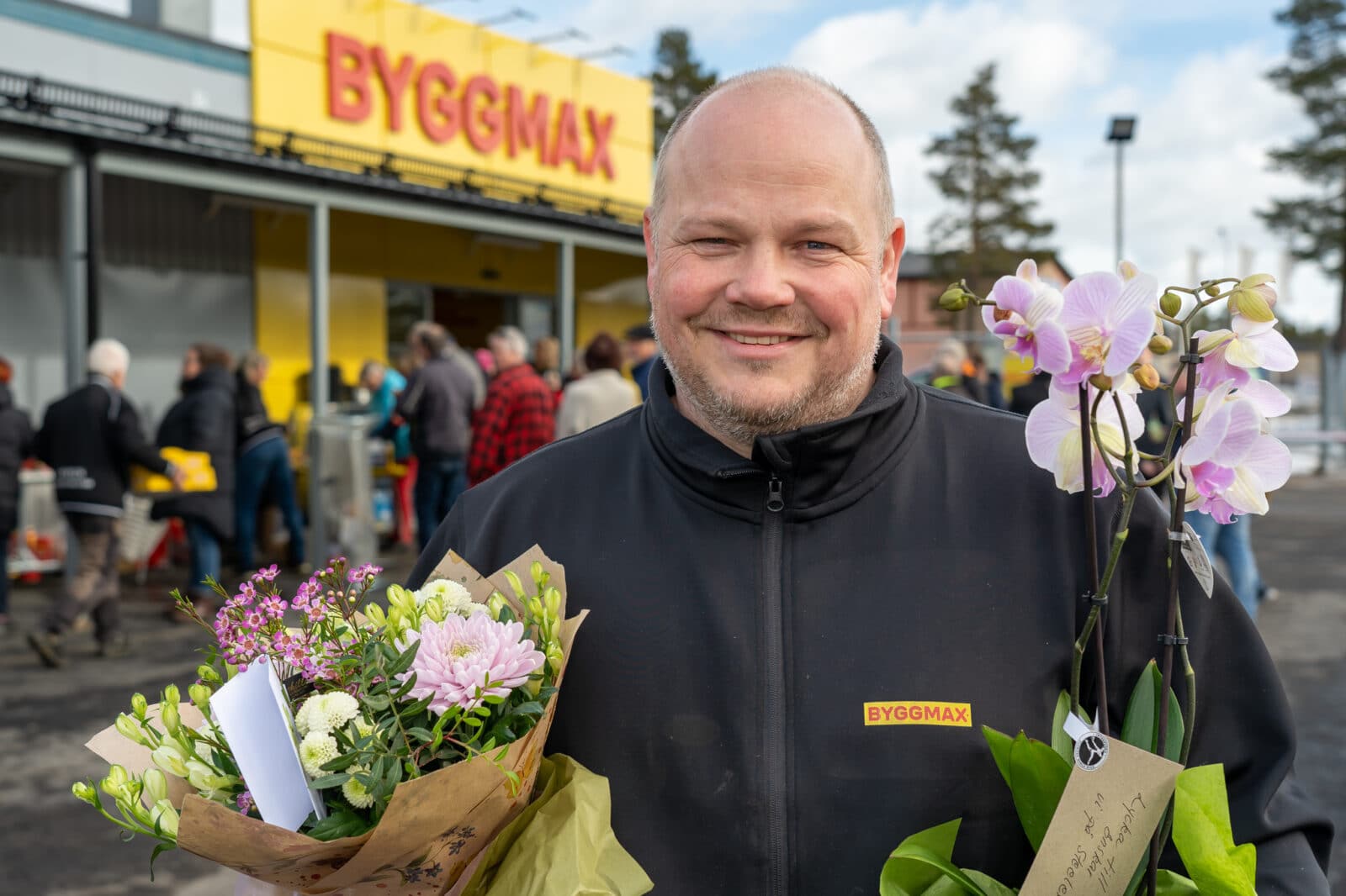 Svante Persson, platschef vid Byggmax i Sveg. Foto: Morgan Grip