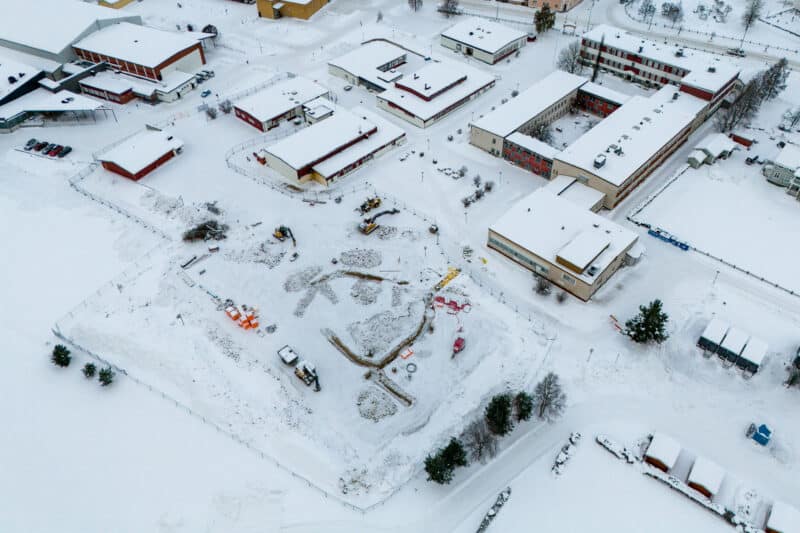 Södra skolan Sveg/Härjedalens gymnasium Sveg. Foto: Morgan Grip