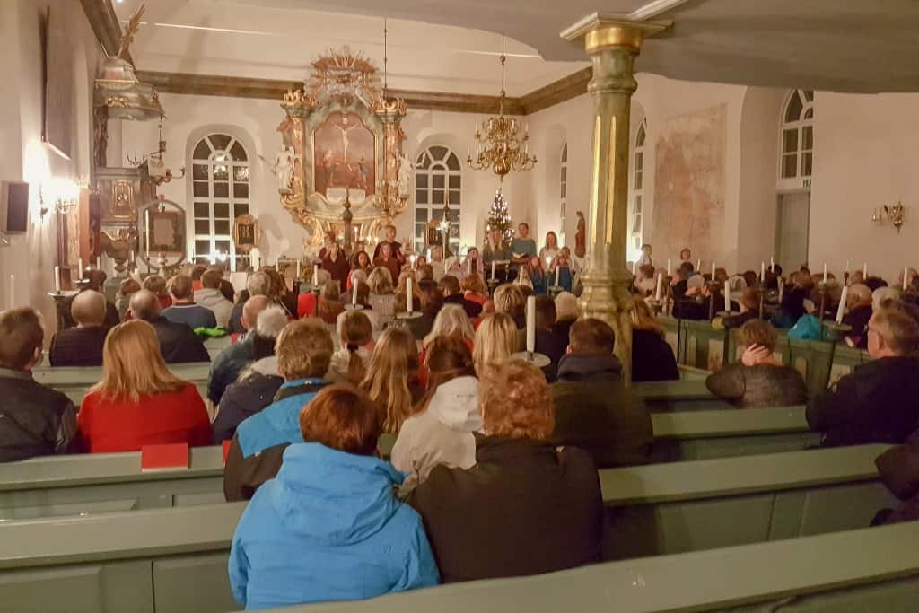 Julspel i Lillhärdals kyrka 2017. Foto: B-G Eliasson