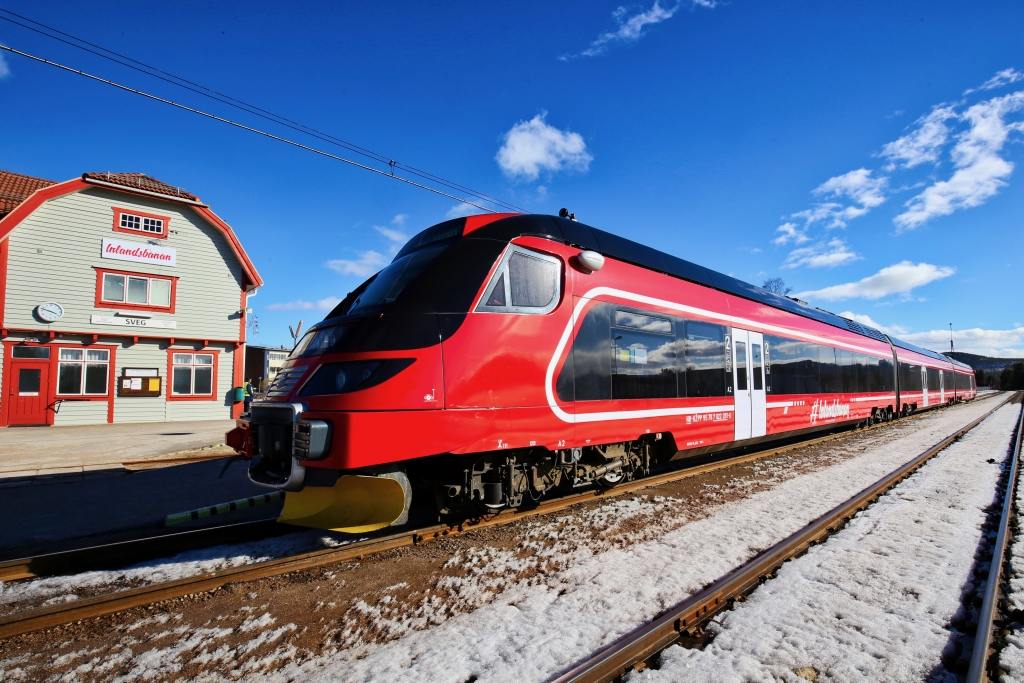 Framtiden hälsar på Inlandsbanan. Foto: Morgan Grip