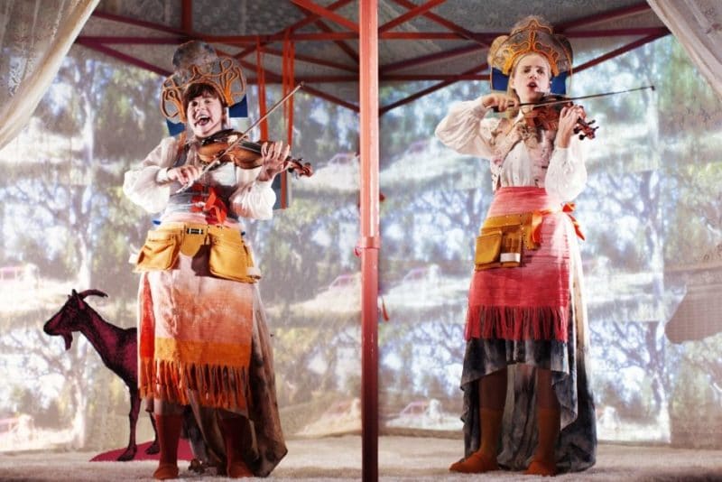 Fäboland - En musikalisk berättelse om det utopiska matriarkatet som rådde i fäbodarna. Foto: Märta Thisner