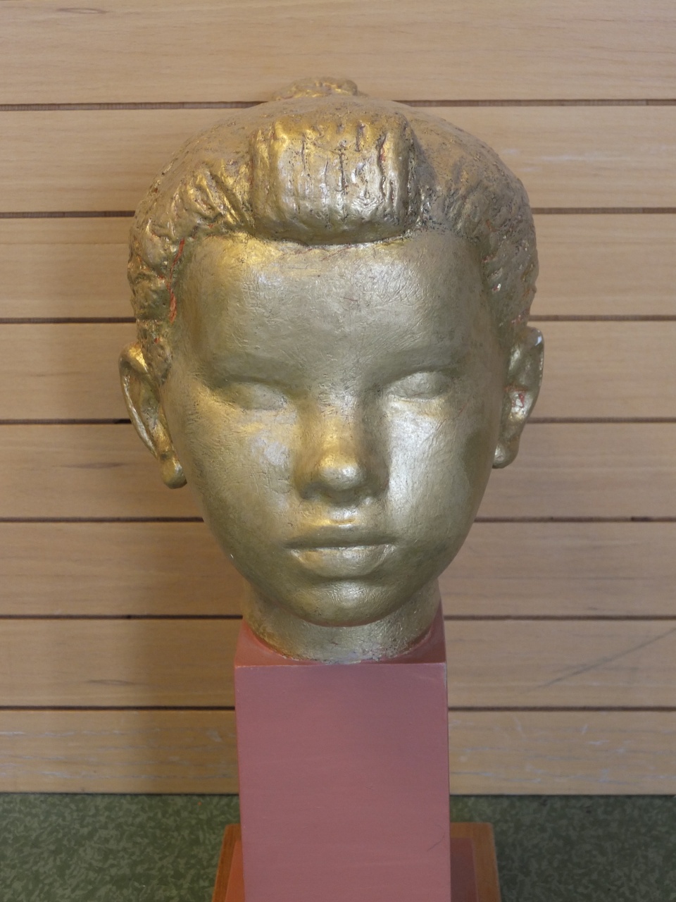 ”Lillan” av skulptören Emil Näsvall. Foto: Mats Haldosén