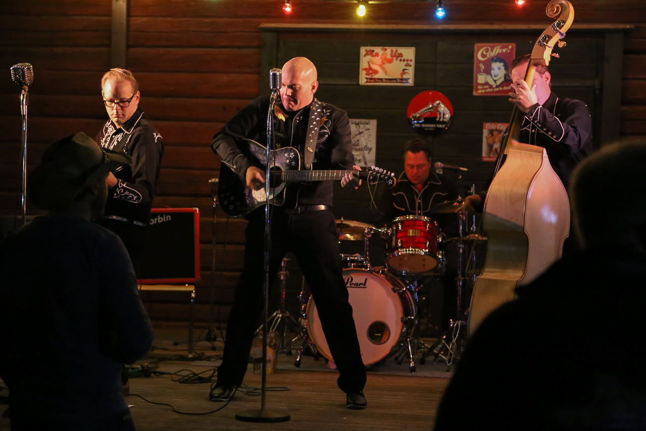 Tupelo Highshots levererade högoktanig rockabilly. Foto: Morgan Grip