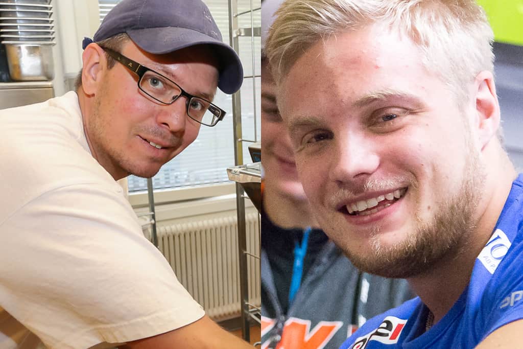 Pär-Anton Ångman får kommunens kulturpris och idrottspriset går till Ronny Dahl. Foto och montage: Morgan Grip