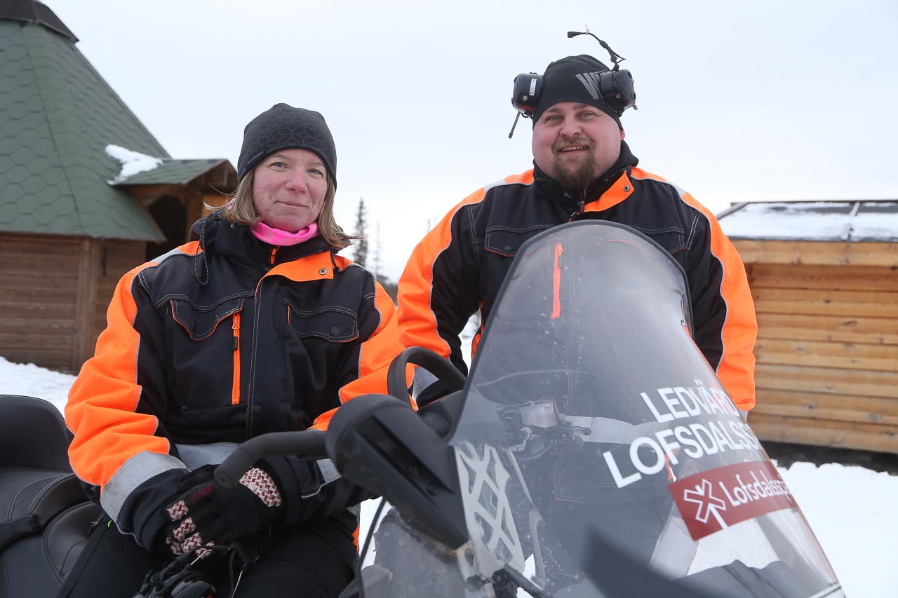 Ett stort tack till Bodil Åslund och Lars Larsson på Lofsdalsspår för att vi fick följa. Foto: Morgan Grip